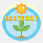 Earthday Shirts and Gifts Round Sticker