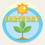 Earthday Shirts and Gifts Round Sticker