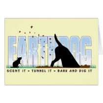 Earthdog color design card