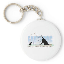 Earthdog color design keychains