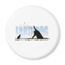 Earthdog color design magnet