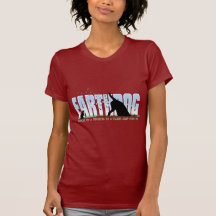 Earthdog color design tee shirts