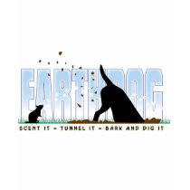 Earthdog color design t-shirts