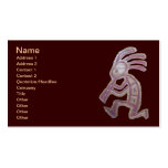 Earthenware Kokopelli Business Card Template