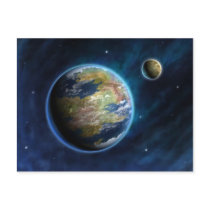 Earthlike Planet postcards by Volcanokitten Earthlike Planet postcards