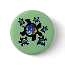 Earthly Turtles Buttons