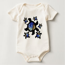 Earthly Turtles Onesie Tee Shirts