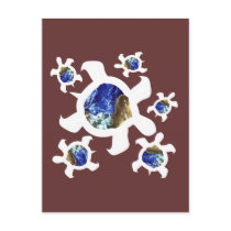 Earthly Turtles Postcard