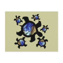 Earthly Turtles Postcard