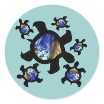 Earthly Turtles Stickers
