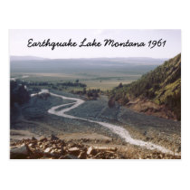 Earthquake Lake Slide Montana 1961 Postcard postcards