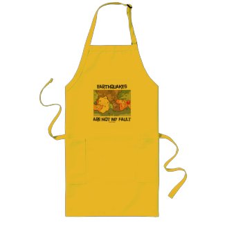 Earthquakes Are Not My Fault (Plate Tectonics) Aprons