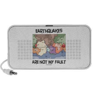 Earthquakes Are Not My Fault (Plate Tectonics) Mini Speaker