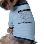 Earthquakes Do Not Affect Earth's Inner Core Dog T-shirt