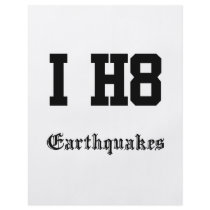 earthquakes personalized flyer