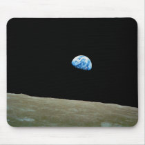 Earthrise taken by the Apollo 8 Mission Mouse Pads