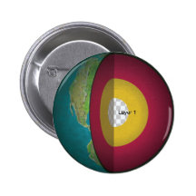 Earth's Core Pin