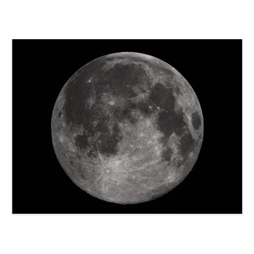 Earth's Full Moon Postcards