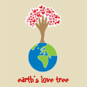 Earth's Hand and Love Tree Fun Custom Gift T-shirt by fat_fa_tin Earth's Hand and Love Tree Fun Custom Gift T-shirt