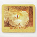 Earth's Hidden Beauty - Fire & Lava Negative Color mousepads