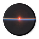 Earth's Horizon Fridge Magnet