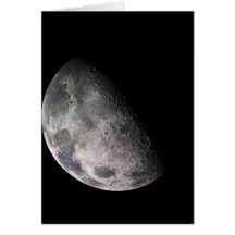 Earth's Moon Card