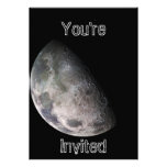 Earth's Moon Custom Invites