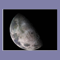Earth's Moon postcards