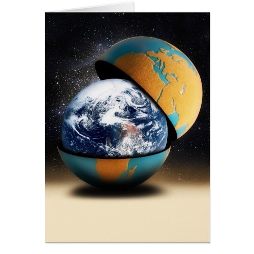 Earths protective cover card