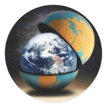 Earth's  protective cover sticker