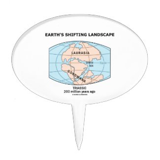 Earth's Shifting Landscape (Triassic) Cake Pick