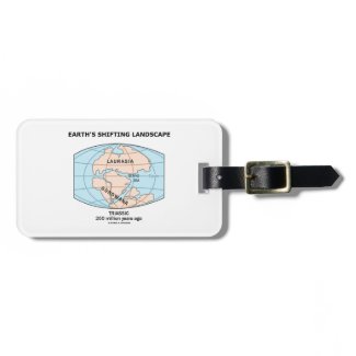 Earth's Shifting Landscape (Triassic) Luggage Tags