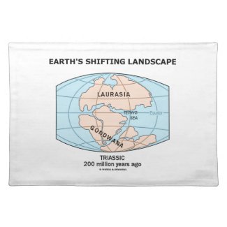 Earth's Shifting Landscape (Triassic) Placemat