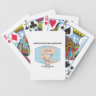 Earth's Shifting Landscape (Triassic) Poker Cards