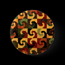 Earthtone Abstract Geo buttons
