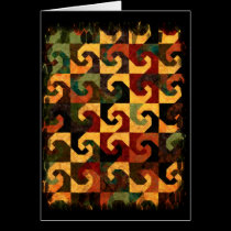 Earthtone Abstract Geo cards