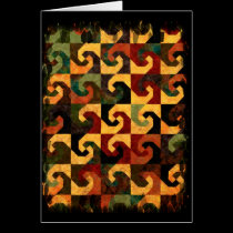 Earthtone Abstract Geo cards