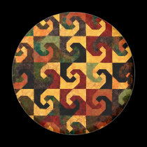 Earthtone Abstract Geo magnets