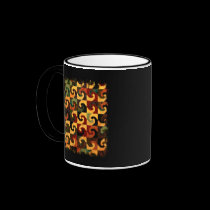 Earthtone Abstract Geo mugs