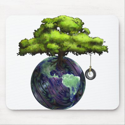 EarthTree Mouse Mat by willlapuerta