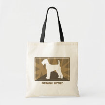 Earthy Airedale Terrier Bag