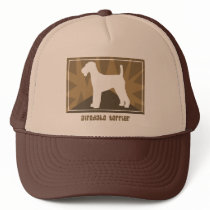Earthy Airedale Terrier Hat