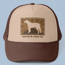 Earthy Australian Cattle Dog Hat by MenagerieMayhem Earthy Australian Cattle Dog Hat