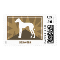 Earthy Azawakh Postage Stamps