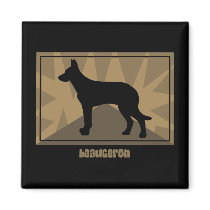 Earthy Beauceron Gifts Refrigerator Magnets