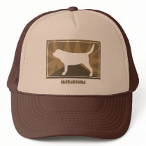 Earthy Bloodhound Gifts hats by MenagerieMayhem Earthy Bloodhound Gifts hats