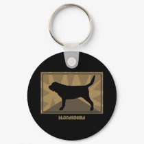 Earthy Bloodhound Gifts keychains