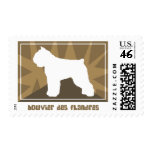 Earthy Bouvier des Flandres Postage Stamps