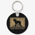 Earthy Chinese Crested Keychain