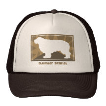 Earthy Clumber Spaniel Hat